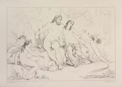 Compositions from Shelley’s Prometheus unbound Pl.12 av Sir Joseph Noel Paton