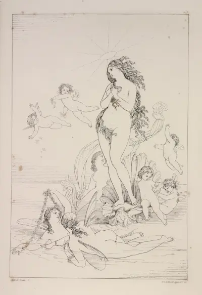 Compositions from Shelley’s Prometheus unbound Pl.8 av Sir Joseph Noel Paton