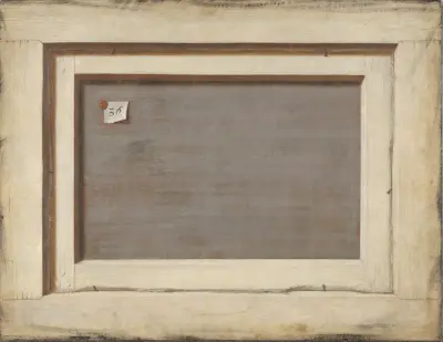 Trompe L’oeil. The Reverse Of A Framed Painting av Cornelis Norbertus Gijsbrechts