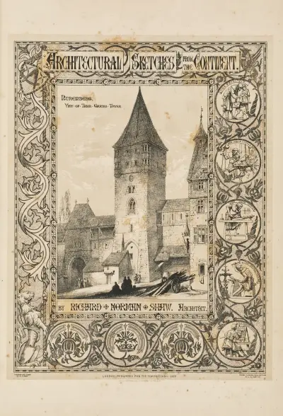 Architectural sketches from the continent av Richard Norman Shaw