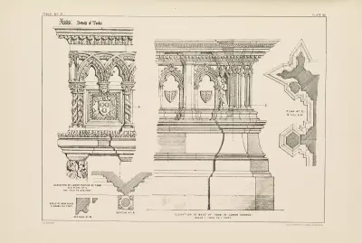 Assisi. Details of Tombs, Lower Church. av Richard Norman Shaw
