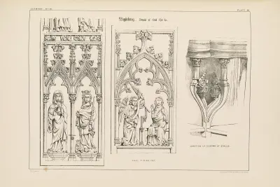 Magdeburg. Details of Stall End, &c. av Richard Norman Shaw