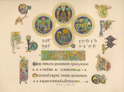 The Book of Kells. Plate II av John Obadiah Westwood