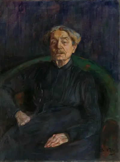 Portrait of the Artist Aasta Hansteen av Oda Krohg