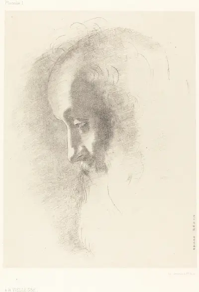 A La Vieillesse (To Old Age) av Odilon Redon