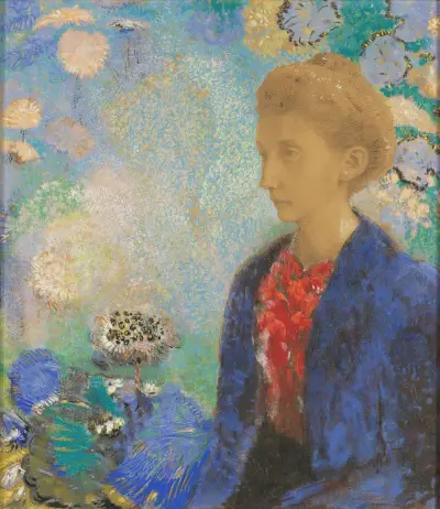 Baronne de Domecy av Odilon Redon