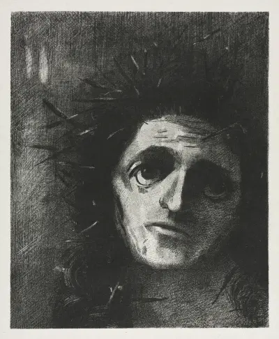 Christ, 1887 – nr 1 av Odilon Redon