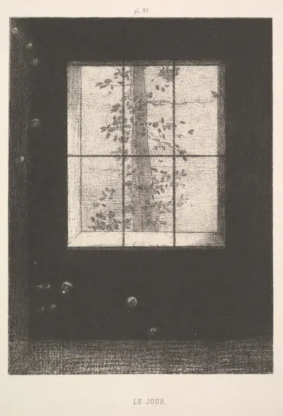 Day (Le Jour), from the series, Dreams (Songes), plate VI av Odilon Redon