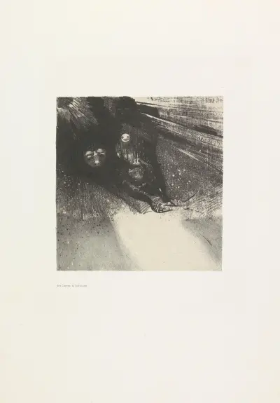 Hideous Larvae, 1896 – nr 1 av Odilon Redon