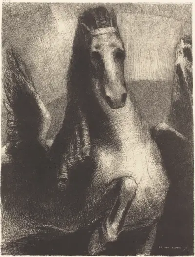 L’Aile (The Wing) av Odilon Redon