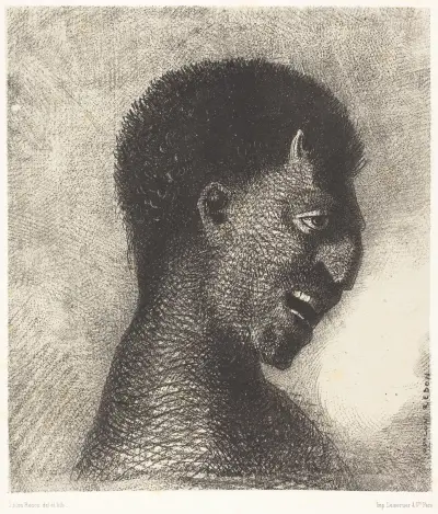 Le Satyre au cynique sourire av Odilon Redon