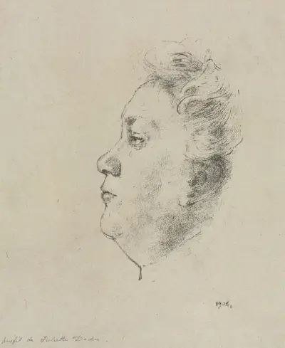 Mlle. Juliette Dodu av Odilon Redon