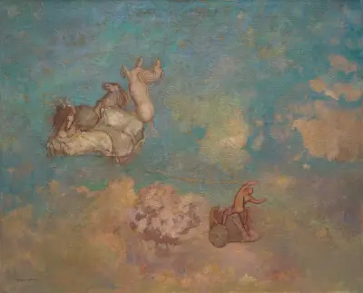 The Chariot of Apollo av Odilon Redon