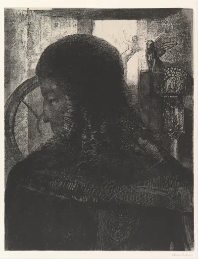 The Old Knight av Odilon Redon