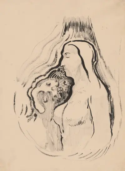 The Shadow (L’Ombre) av Odilon Redon