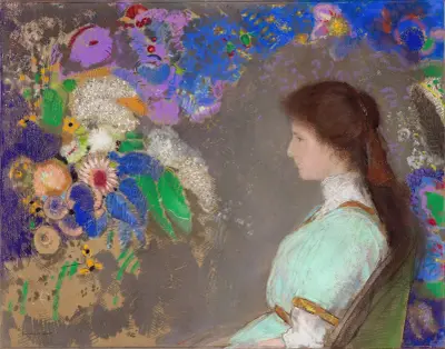 Violette Heymann av Odilon Redon