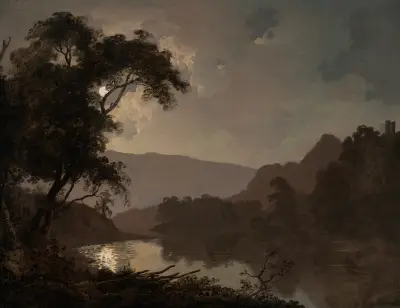 Pejzaż przy świetle księżyca, Joseph Wright of Derby