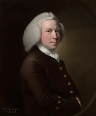 Portrait of Mr. William Chase, Sr. av Joseph Wright of Derby