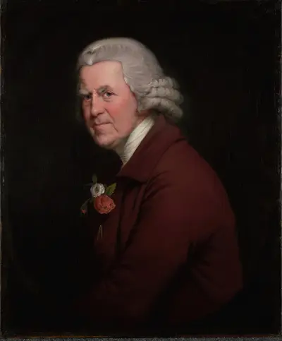 Portrait of Old John, Head Waiter at the King’s Head Inn in Derby av Joseph Wright of Derby
