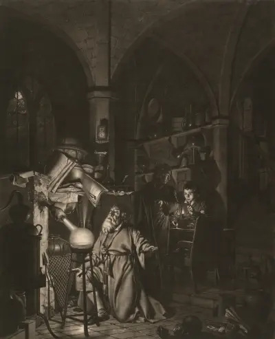 Alkemisten av Joseph Wright of Derby