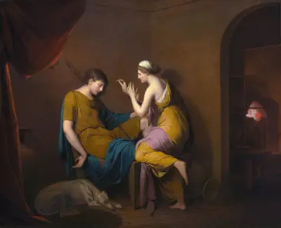 The Corinthian Maid av Joseph Wright of Derby