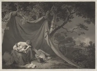 Den döde soldaten av Joseph Wright of Derby