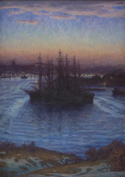Fartyg för ankar. Vinter av Prince Eugen, Duke of Närke