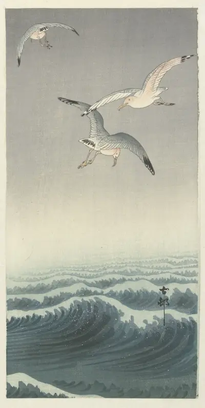 Tři racci, Ohara Koson
