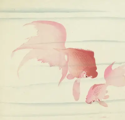 Dva slöjstjärtar, Ohara Koson