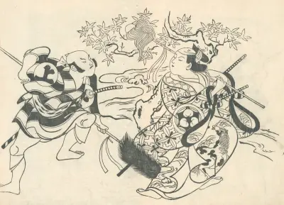 Yakusha ezukushi Pl.8 av Okumura Masanobu