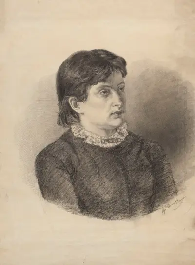 Poprsí mladé ženy, Olga Boznanska