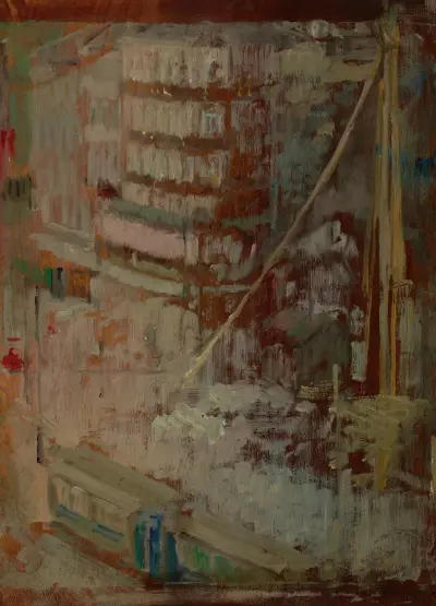 Motiv aus Paris von Olga Boznanska