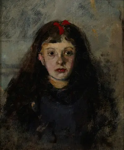 Portrait of a Girl – Zofia Sokołowska av Olga Boznanska
