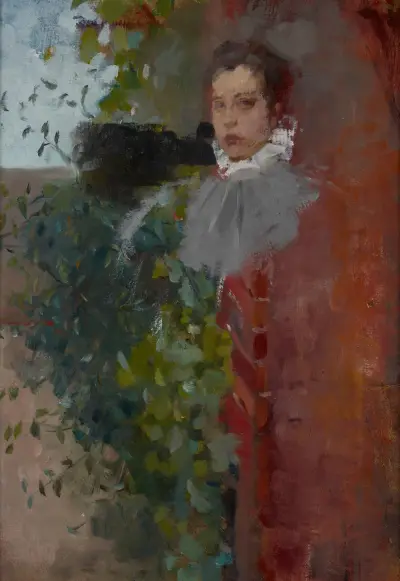 Bildnis einer Frau, 1885 von Olga Boznanska