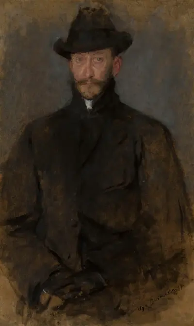 Portrét Antoniho Kamieńského (1860–1861–1933), malíře, Olga Boznanska