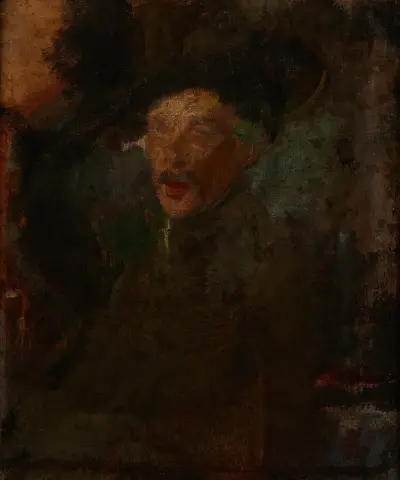 Portrait of Architect Franciszek Mączyński av Olga Boznanska