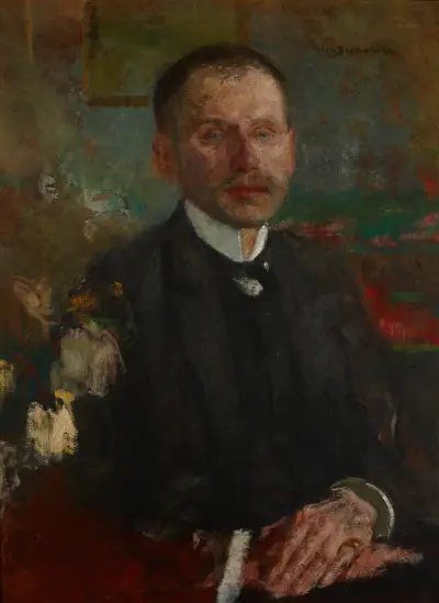 Porträt des Bogdan Faleński von Olga Boznanska