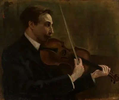 Porträt von Franciszek Godebski von Olga Boznanska