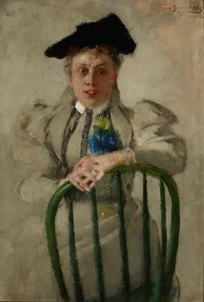Porträt von Irena Zbigniewicz geb. Serda von Olga Boznanska