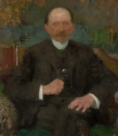 Porträt von Jan Kraszewski von Olga Boznanska