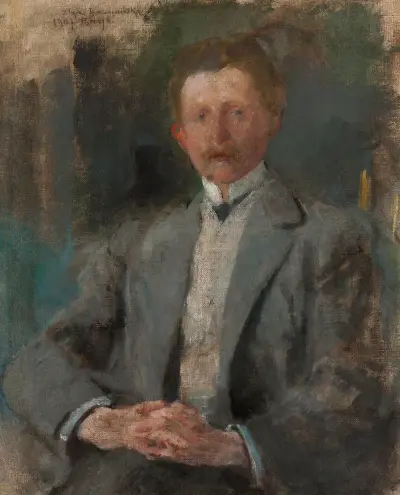 Porträt von Ludwik Puget von Olga Boznanska