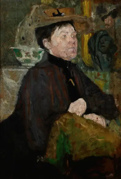 Porträt von Mrs Getter von Olga Boznanska