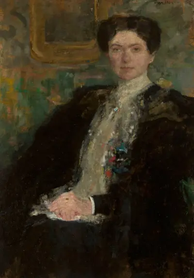 Portrét Zofie Kirkor-Kiedrońové rozené Grabské (1872–1952), Olga Boznanska