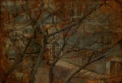 Blick aus dem Atelierfenster, 1914 von Olga Boznanska