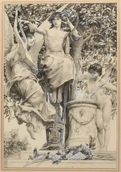 Figurstudie av Luc-Olivier Merson