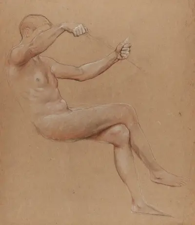 Naketstudie av Luc-Olivier Merson