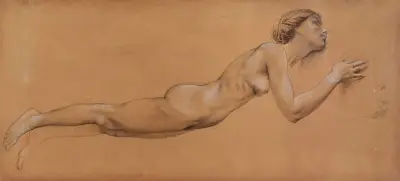 Naken kvinna av Luc-Olivier Merson