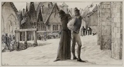 Gringoire a plusieurs bonnes idées de suite rue des Bernardins av Luc-Olivier Merson
