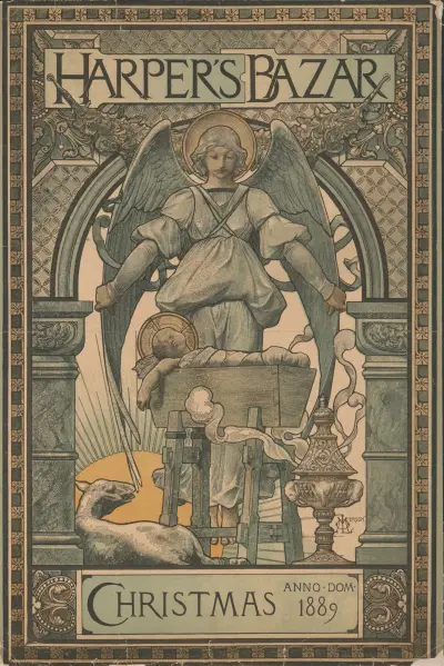 Harper’s bazaar, Christmas (1889.) av Luc-Olivier Merson