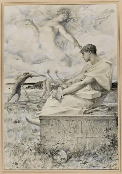 Naturen och drömmen av Luc-Olivier Merson